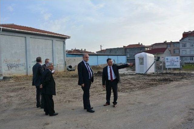 Genel M&uuml;d&uuml;r Başa&rsquo;dan Ergene İ&ccedil;me Suyu İnşaatı Şantiyesinde İnceleme 1