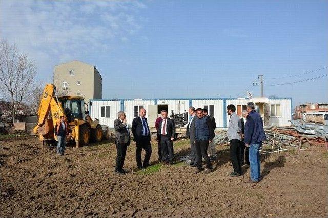 Genel M&uuml;d&uuml;r Başa&rsquo;dan Ergene İ&ccedil;me Suyu İnşaatı Şantiyesinde İnceleme 2