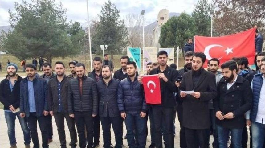 Malatya&rsquo;da &Uuml;niversite &Ouml;ğrencilerinden Ter&ouml;re Sert Tepki: