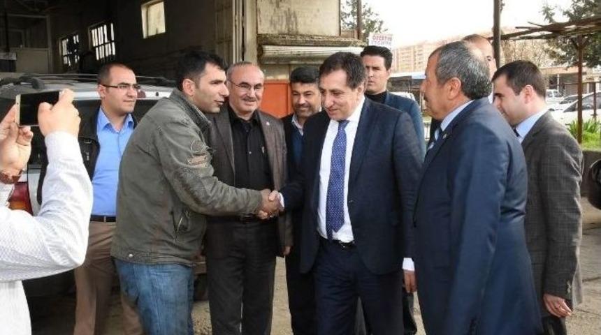 Şanlıurfa Valisi Sanayi Esnafını Ziyaret Etti