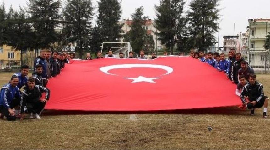 Aydınspor 1923&rsquo;ten Ter&ouml;re Bayraklı Protesto