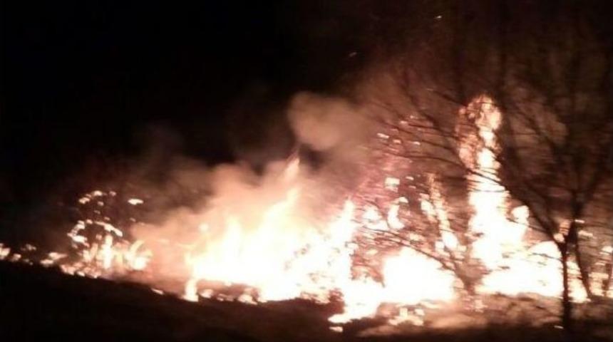 Ak&ccedil;adağ&rsquo;da Yangın