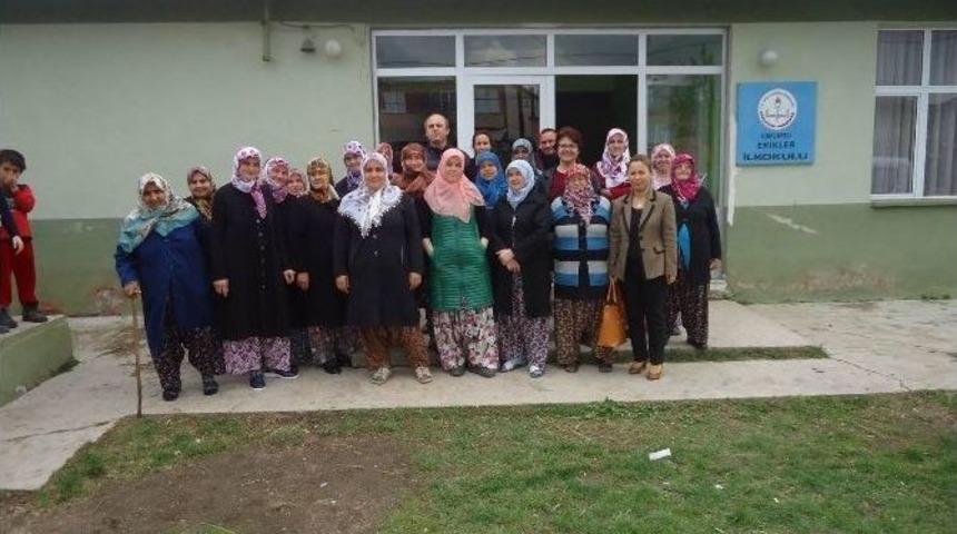 Kadınlara Kayın Mantarı Yetiştiriciliği Anlatıldı