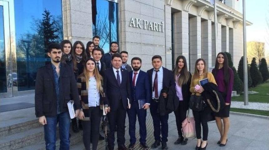 B&uuml; &Ouml;ğrencileri Milletvekili Tun&ccedil;&rsquo;la Buluştu
