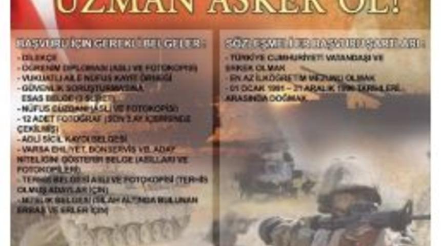 S&ouml;zleşmeli Er Temini Sınavı 25 Mart&rsquo;ta Yapılacak