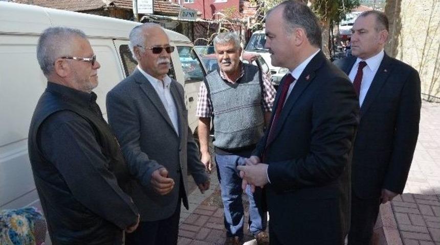 Başkan G&uuml;rlesin Karahayıt Mahallesi&rsquo;nde İncelemelerde Bulundu