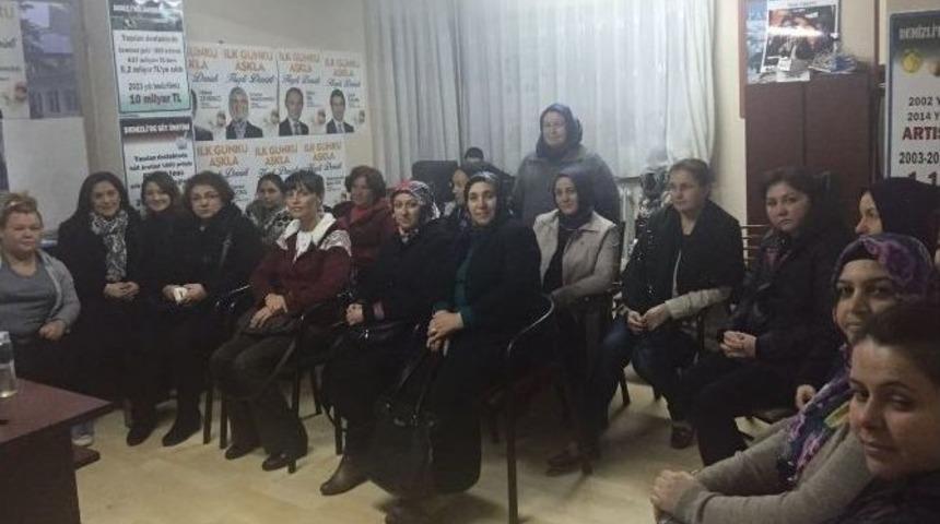 Ak Parti, &Ccedil;al İl&ccedil;esinde Kadınlarla Buluştu