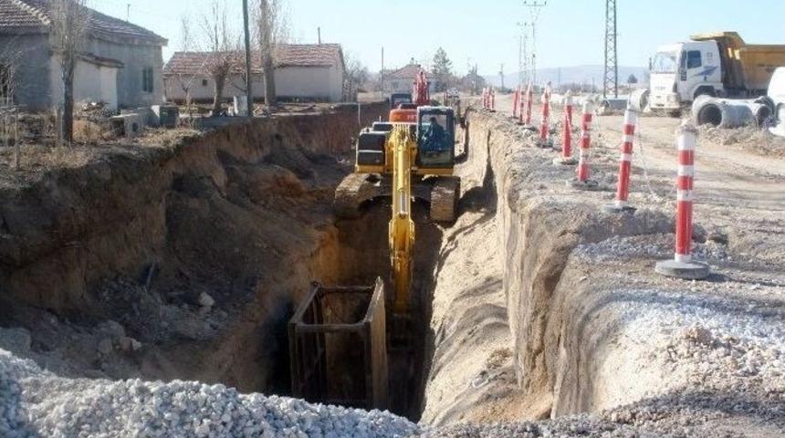 Koski&rsquo;den Akşehir&rsquo;in İki Mahallesine Kanalizasyon Hizmeti