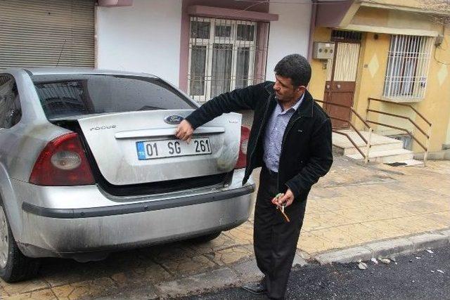 Gaziantep&rsquo;te Oto Kundaklama G&uuml;venlik Kamerasında 1