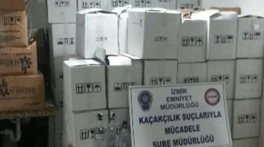 Sahte İ&ccedil;ki &Uuml;retim Deposuna Polis Baskını