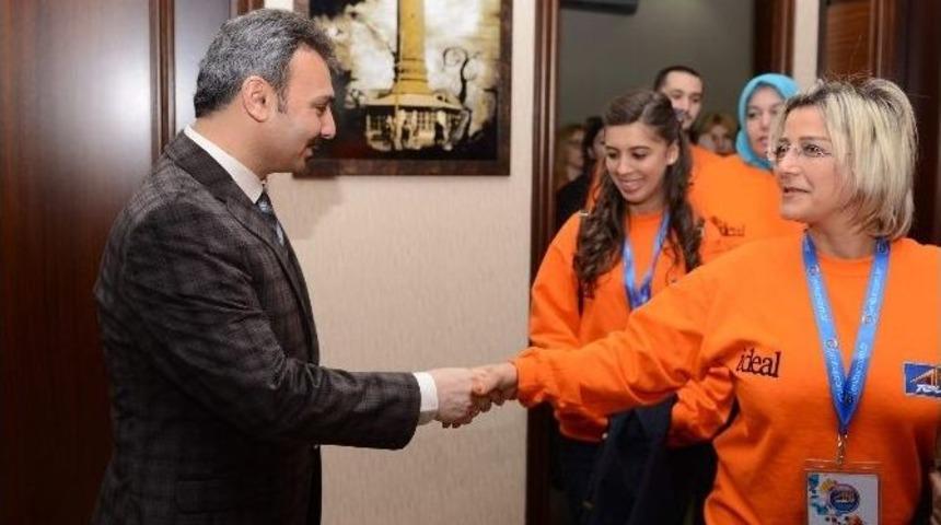 Anı Tur&rsquo;dan Başkan K&uuml;lc&uuml;&rsquo;ye Ziyaret