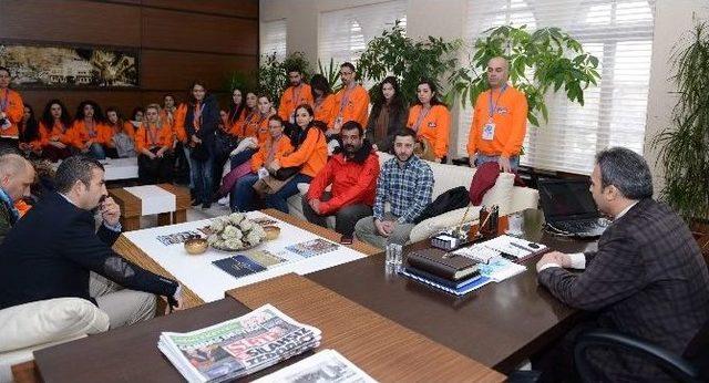 Anı Tur’dan Başkan Külcü’ye Ziyaret