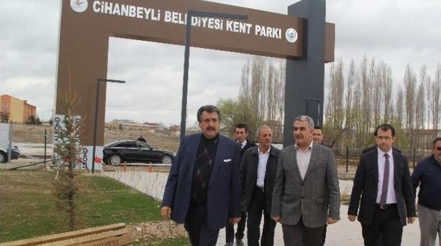 Milletvekili Ağralı Cihanbeyli&rsquo;de &Ccedil;alışmaları İnceledi