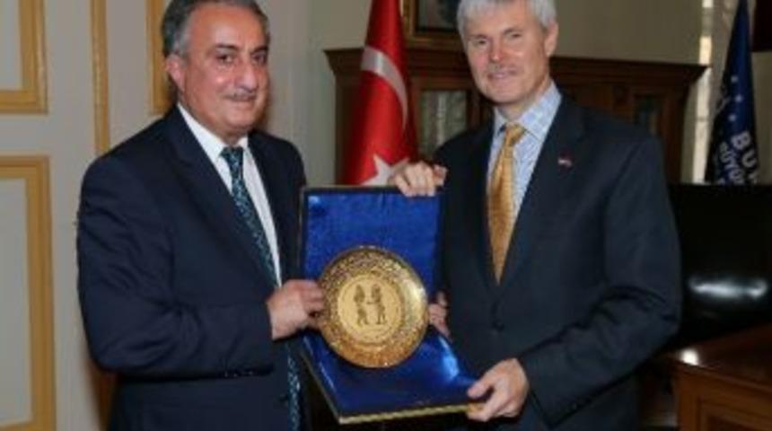 Abd Başkonsolosu Hunter&rsquo;dan Bursa&rsquo;ya Veda Ziyareti