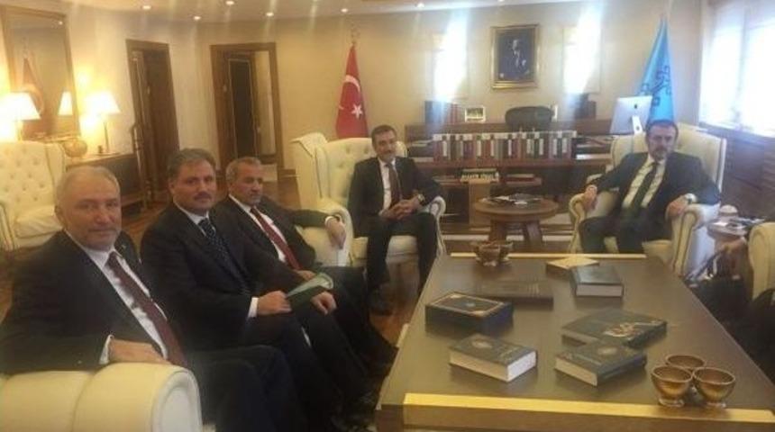 Malatya Heyeti, Bakanları Ziyaret Etti