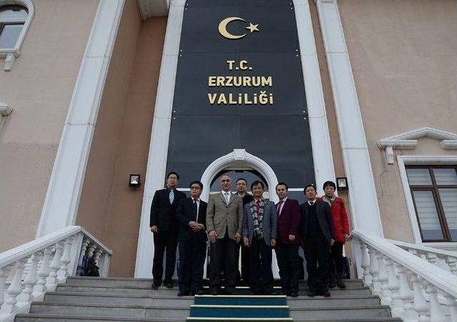 Vali Altıparmak Çin Heyetini Kabul Etti