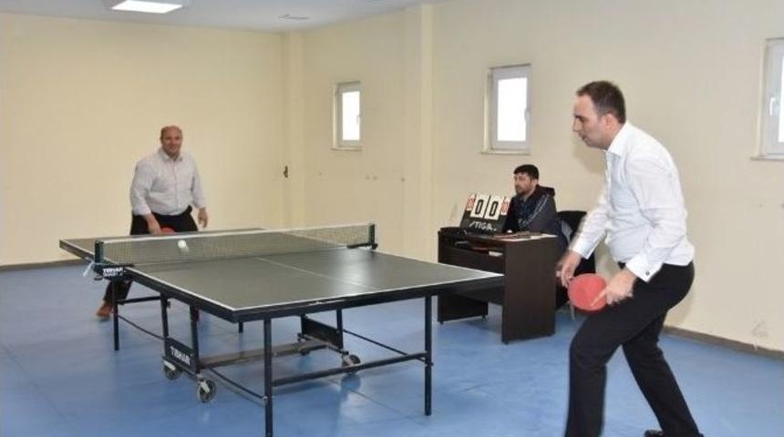 Kocasinan Personelinin Masa Tenisi Heyecanı