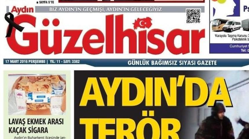 G&uuml;zelhisar Gazetesi Siyah Kurdele İle Yayın Yapmaya Başladı