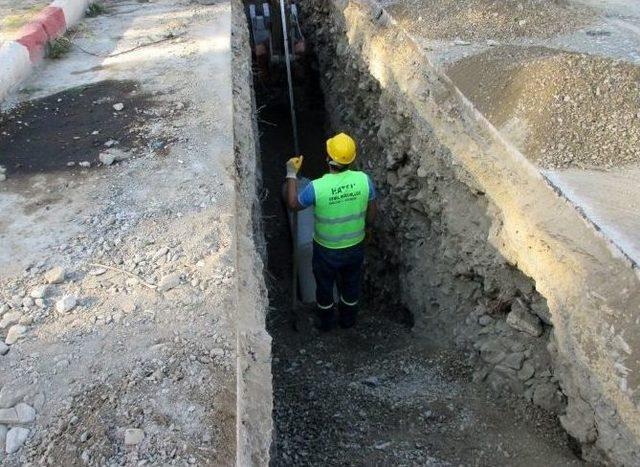 Dörtyol’da Kanalizasyon Yenileme Çalışması