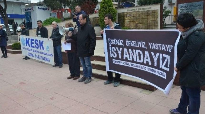 Soma Demokrasi Platformu Ankara Saldırısını Lanetledi