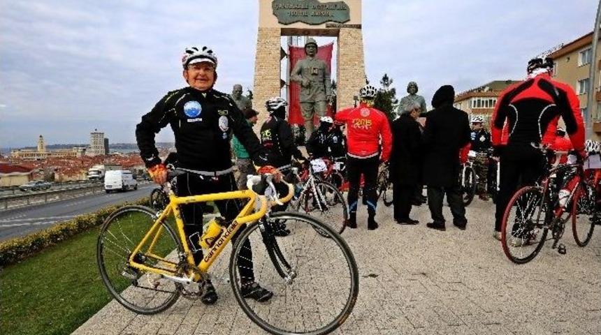 84 Yaşındaki Dedenin Bisikletle &Ccedil;anakkale &Ccedil;ıkarması