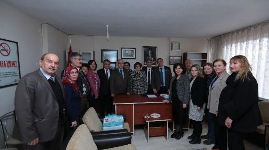 Vali Tuna Ve Mustafa Şahin&rsquo;den Muhtarlara Ziyaret