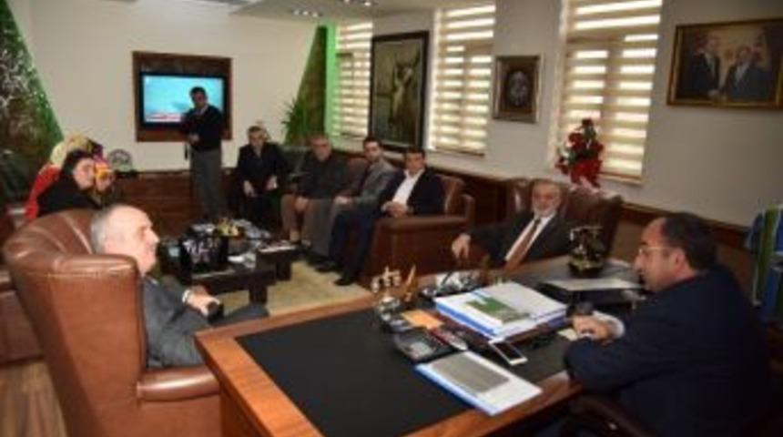 Başkan &Uuml;z&uuml;lmez, Milletvekili Ayg&uuml;n&rsquo;&uuml; Ağırladı