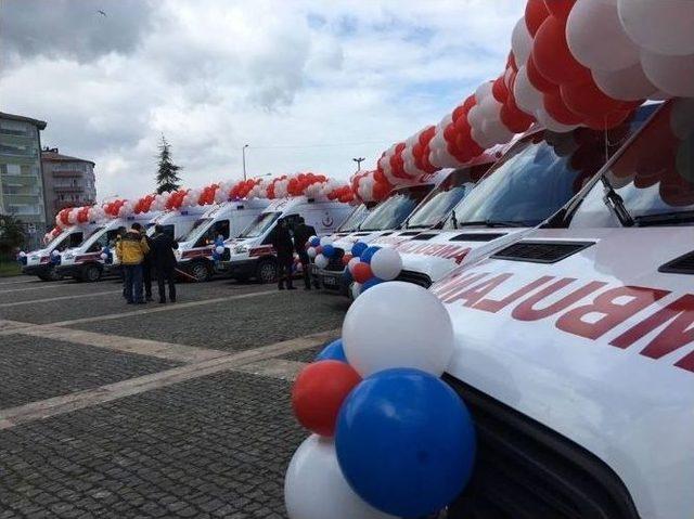 Giresun’da Ambulans Anahtar Teslim Töreni