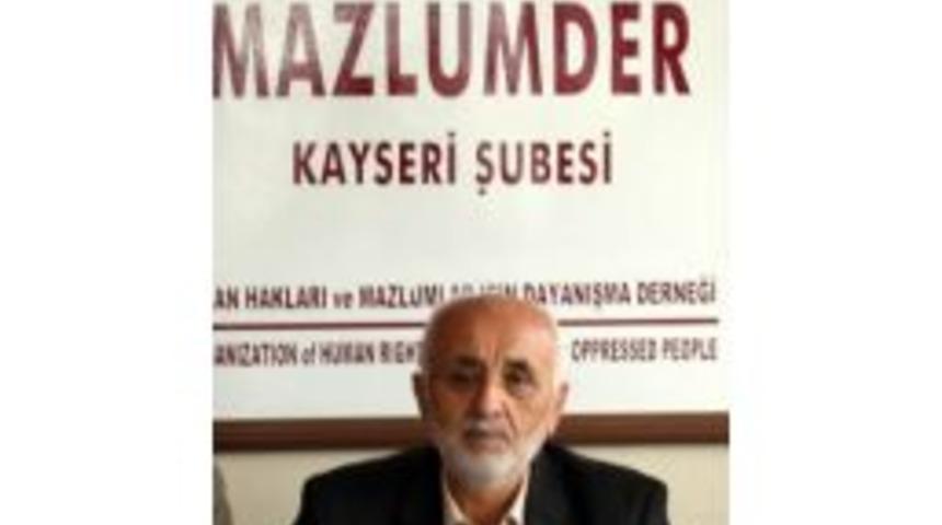Mazlumder Kayseri Şube Başkanı Ahmet Taş: