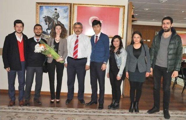 Chp Nazilli Gençlik Kolları’ndan Başkan Alıcık’a Ziyaret