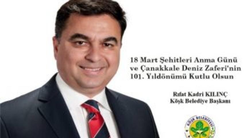 Başkan Kılın&ccedil;, &Ccedil;anakkale Zaferi Ve Şehitleri Unutmadı