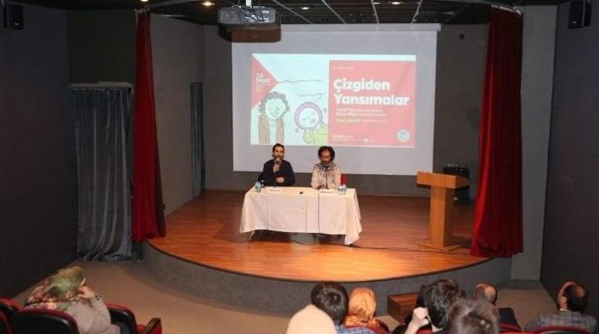 Ofis Sanat Merkezinde "&ccedil;izgiden Yansımalar" S&ouml;yleşi Ger&ccedil;ekleşti
