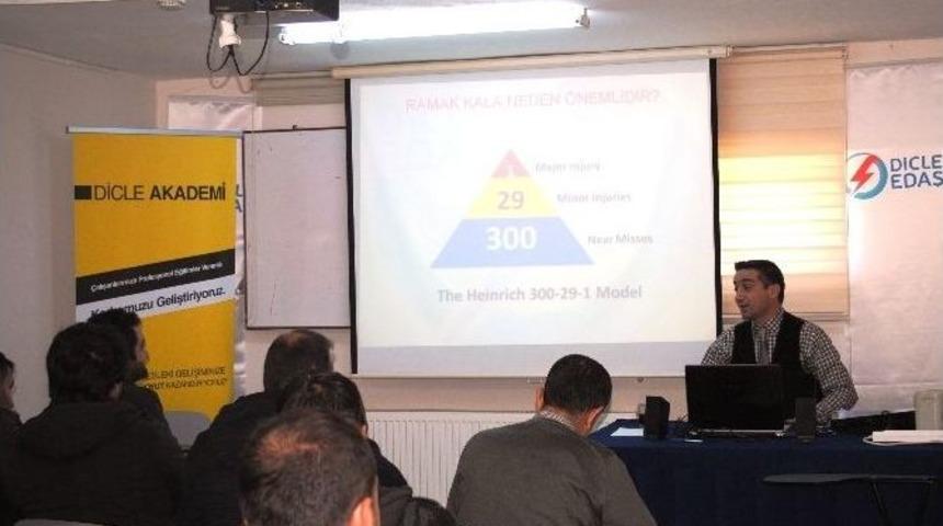 Dicle Edaş Personeline İş Sağlığı Ve G&uuml;venliği Eğitimi