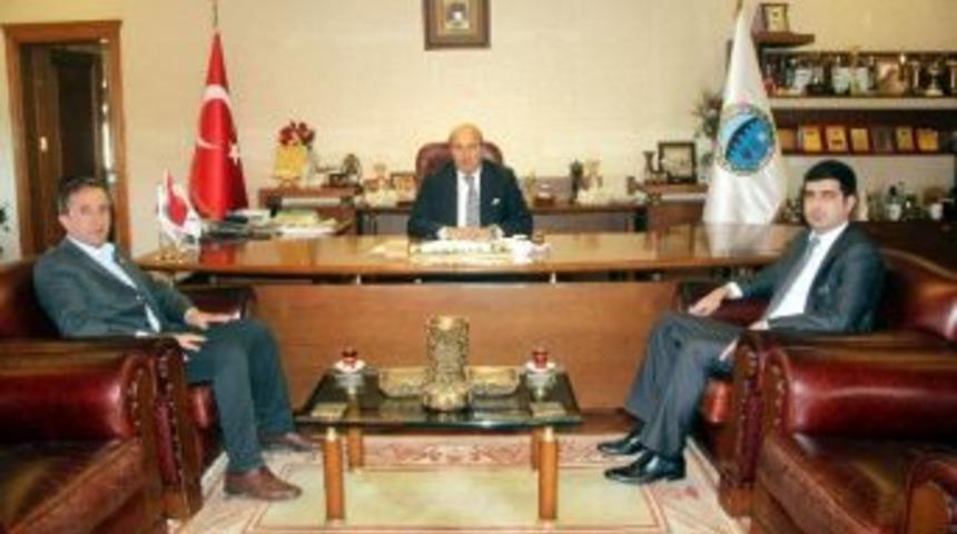 Kaymakam Şenkon&rsquo;dan Taşk&ouml;pr&uuml; Belediye Başkanı Arslan&rsquo;a Ziyaret