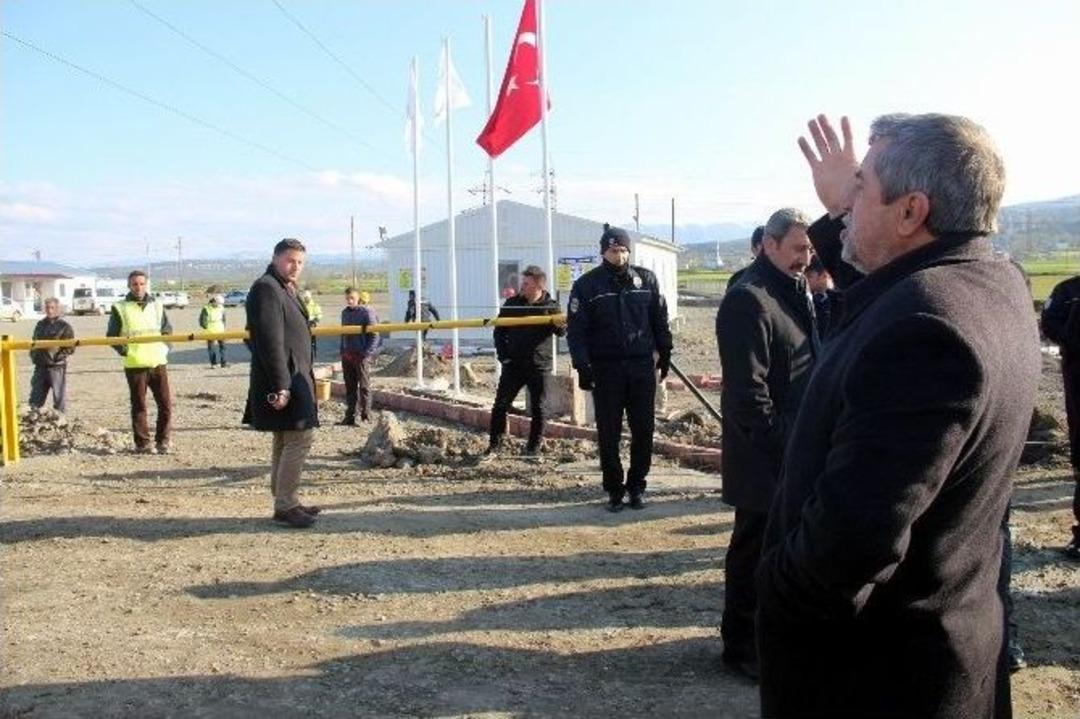 &ldquo;lojistik K&ouml;y&rdquo; Şantiyesinde Gerginlik