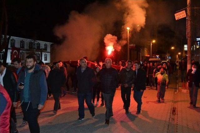 Alaçam’da Teröre Tepki Yürüyüşü