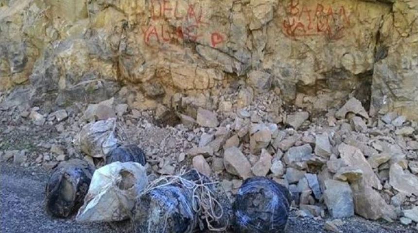 Tunceli&rsquo;de 650 Kilo Patlayıcı Bulundu