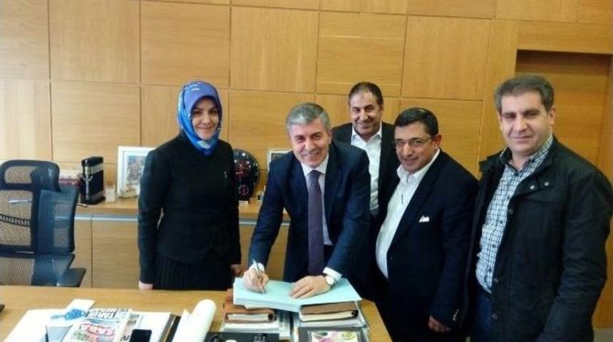 Başkan Aksoy&rsquo;dan Zeytinburnu Belediyesi&rsquo;ne Ziyaret