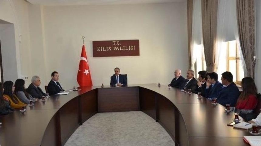 Vali Tapsız, Yeni Atanan &Ouml;ğretmenleri Kabul Etti