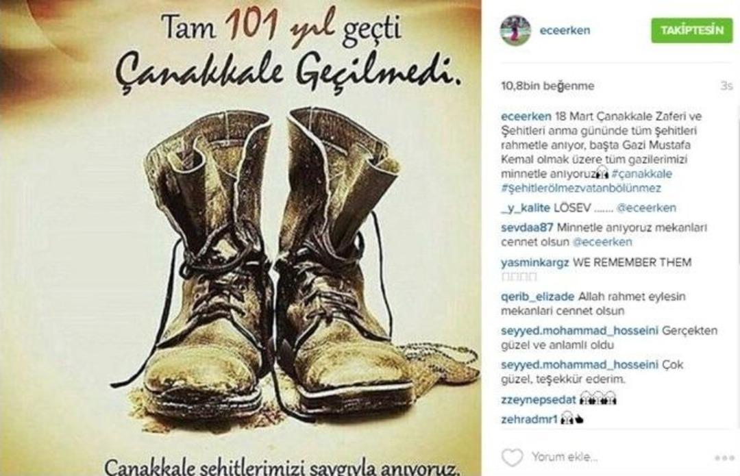 &Uuml;nl&uuml;lerden &Ccedil;anakkale Zaferi Paylaşımları