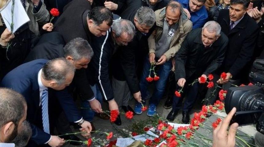 &Ccedil;ankaya&rsquo;da Ter&ouml;re Kınama, Esnafa Ziyaret