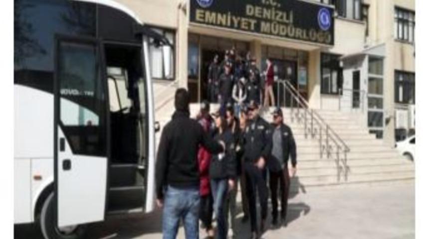 Denizli&rsquo;de Ter&ouml;r &Ouml;rg&uuml;t&uuml;ne Y&ouml;nelik Operasyonda 5 Kişi Tutuklandı
