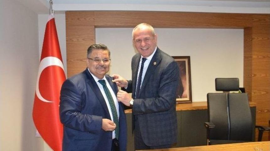Başkanı Yağcı, Ak Parti Genel Başkan Yardımcısı Mehmet &Ouml;zhaseki İle Bir Araya Geldi