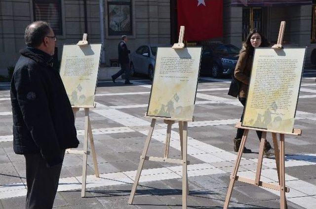 Çanakkale Kahramanlarının Mektupları Valilik Meydanı’nda