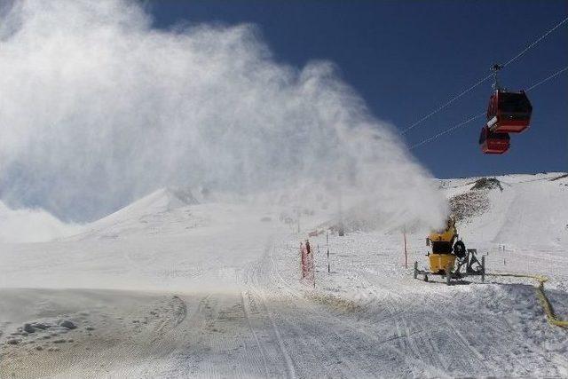 Erciyes’te Kayak Sezonu Devam Ediyor