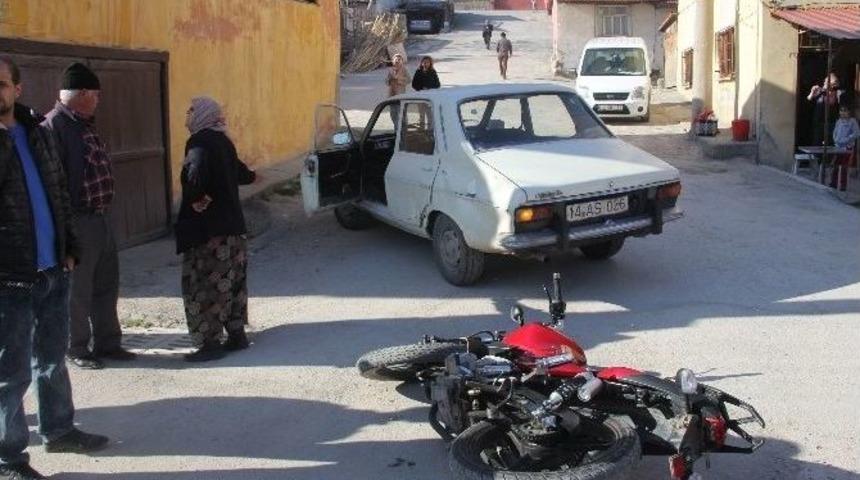 Bolu&rsquo;da Trafik Kazası; 2 Yaralı