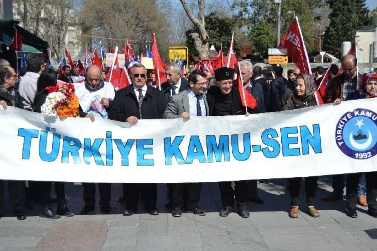 T&uuml;rk Eğitim- Sen Şehitler İ&ccedil;in Y&uuml;r&uuml;d&uuml;