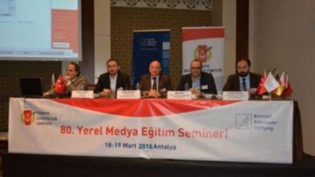 80. Yerel Gazetecilik Semineri Antalya’da Başladı