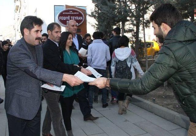 Van’da Nevruz İçin Bildiri Dağıtıldı