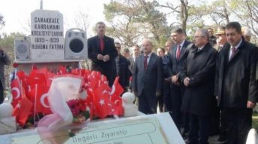 &Ccedil;anakkale Kahramanı Koca Seyit Mezarı Başında Anıldı